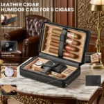 Utazó humidor- cédrusfa 6 szivarhoz